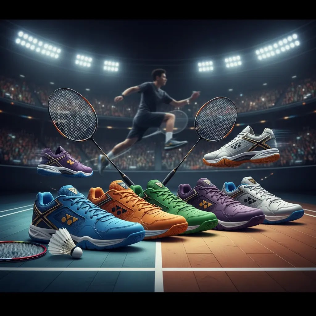 Rekomendasi Sepatu Badminton Berkualitas untuk Pemula hingga Profesional