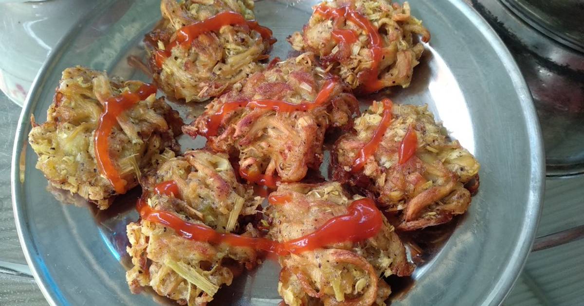 Chả nấm bào ngư chiên sả