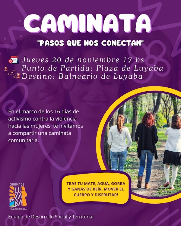 Caminata “Pasos que nos conectan”