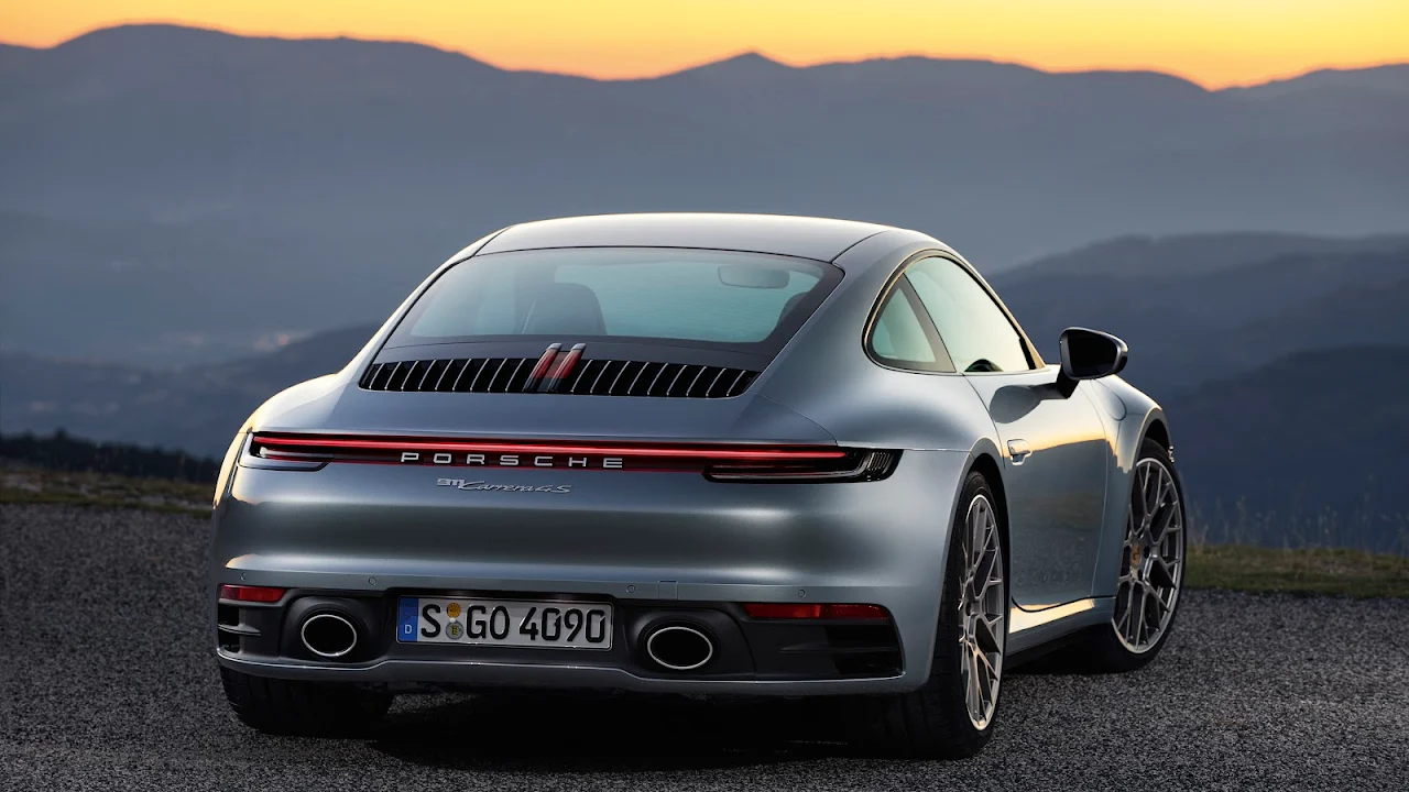 Porsche 911, Sports Car, Porsche, Numbers, Car 4K Desktop Wallpaper