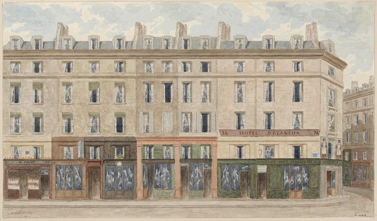 Rue Jean Jacques Rousseau du nº24 à 30 1er arrondissement