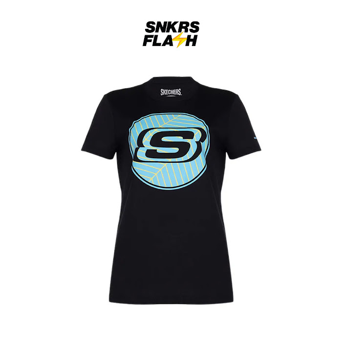 SKECHERS TSHIRT LOGO BLACK