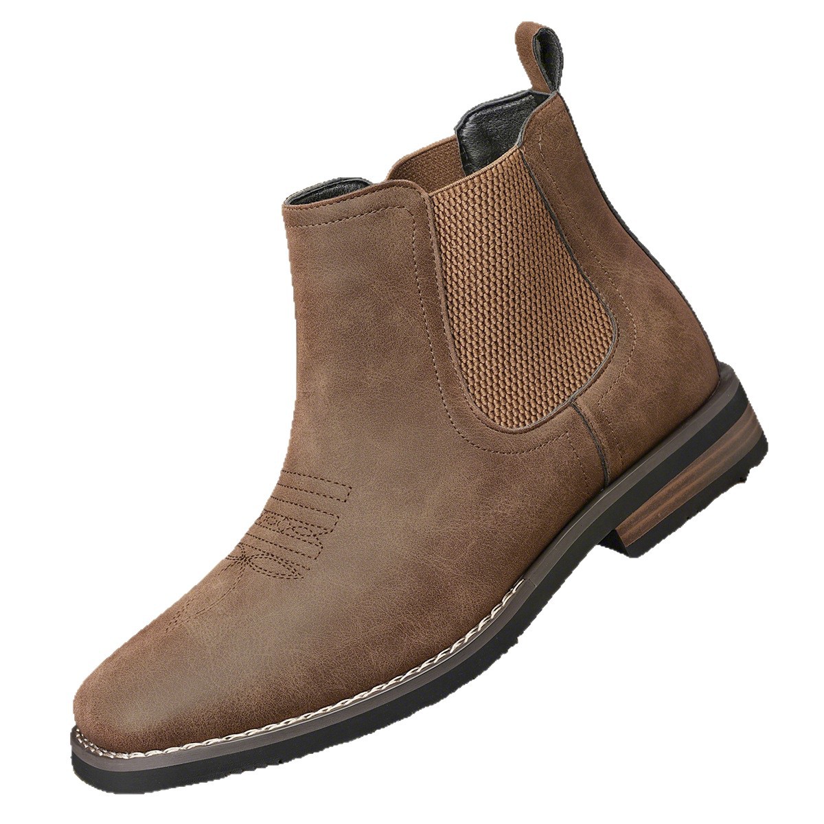 Classic Men's Chelsea Boots made of Faux Leather