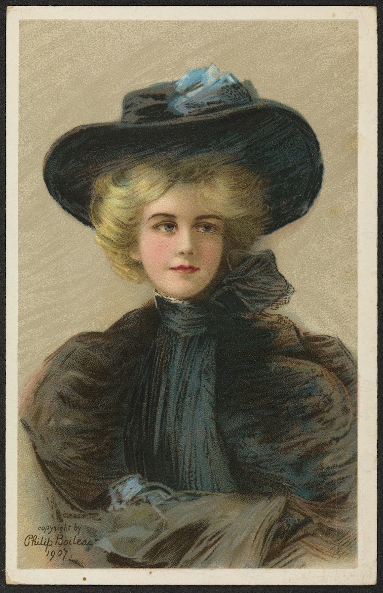 Woman with hat