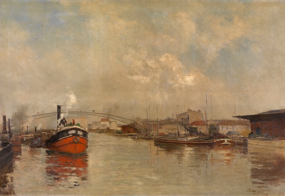 The Docks La Villette in Paris 1885