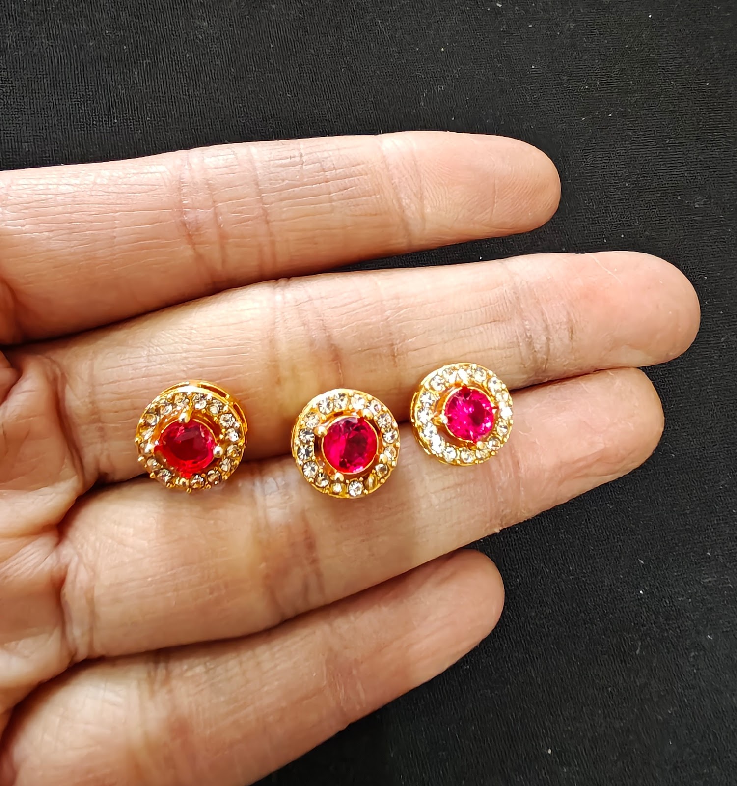 R18-Pink Round Medium (Pack Of 3)