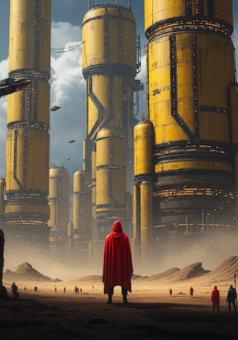 Desert Scifi City of Towers