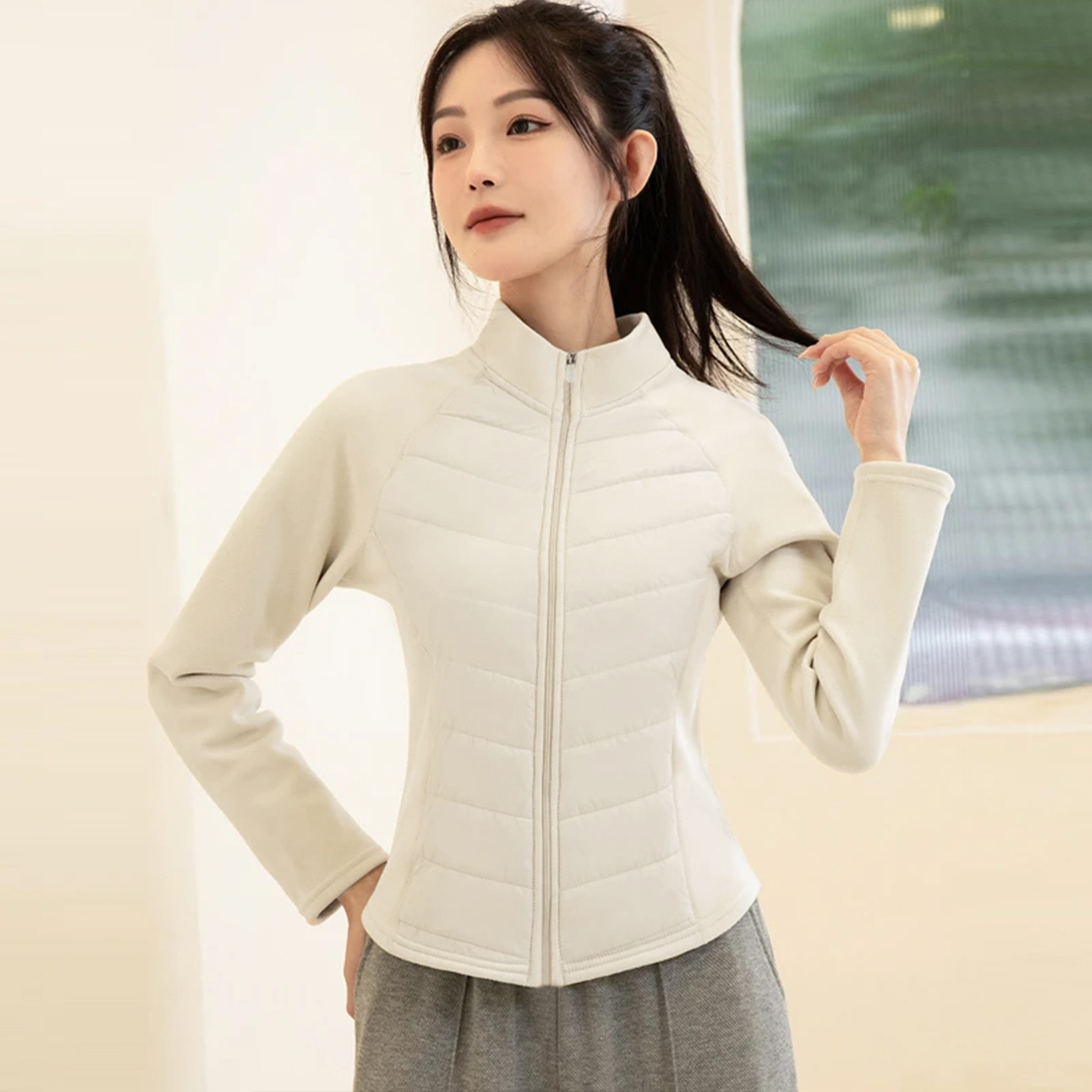 Damen-Steppjacke mit Graphen-Technologie