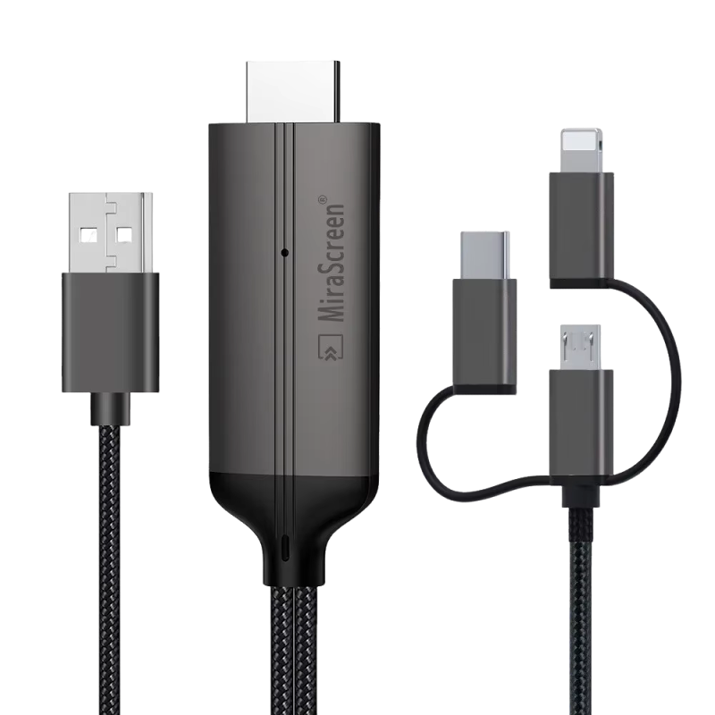 Cable Adaptador 3‑en‑1 USB a HDTV