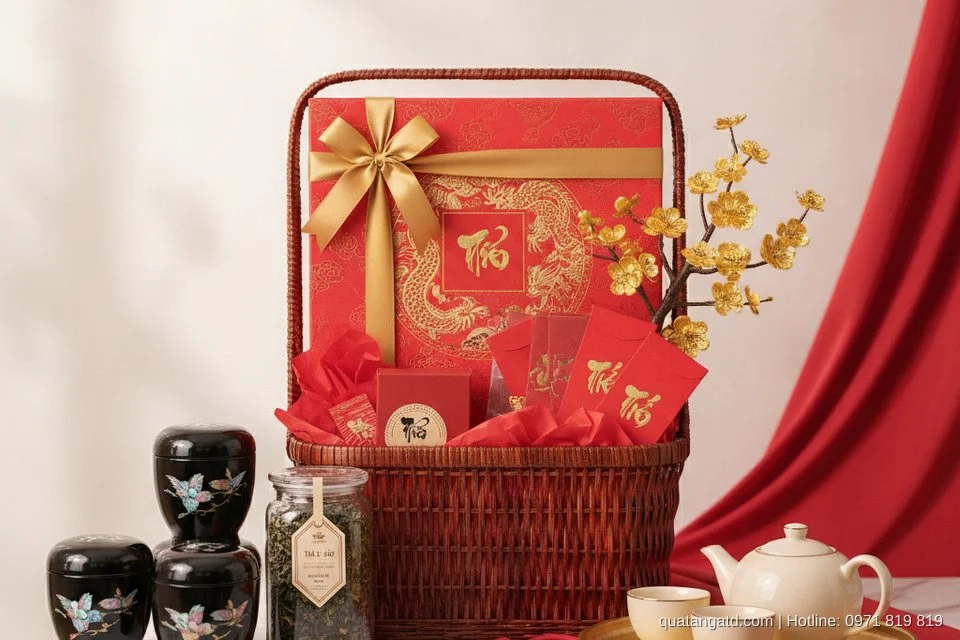 Quà Tặng Tết Doanh Nghiệp 2027 – Ý Tưởng Sang Trọng, Ý Nghĩa