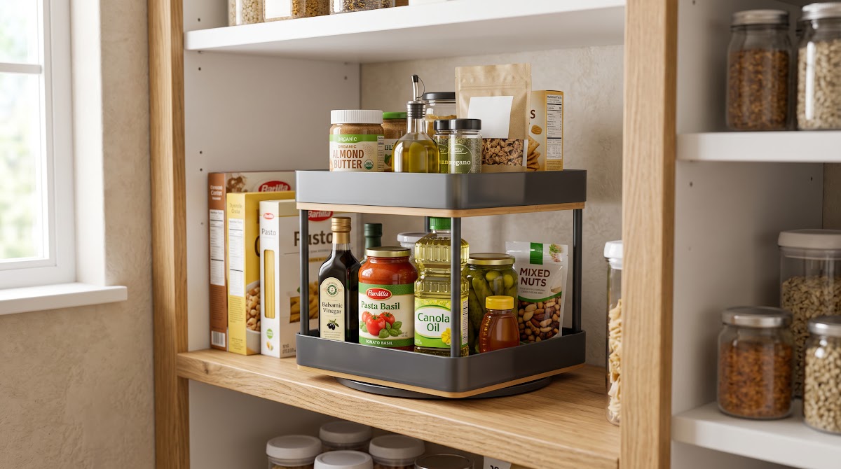Best Turntable Organizers for Pantries (2026) - BEST PREMIUM — IN CONTEXT