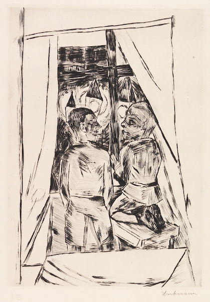 Kinder am Fenster 1922