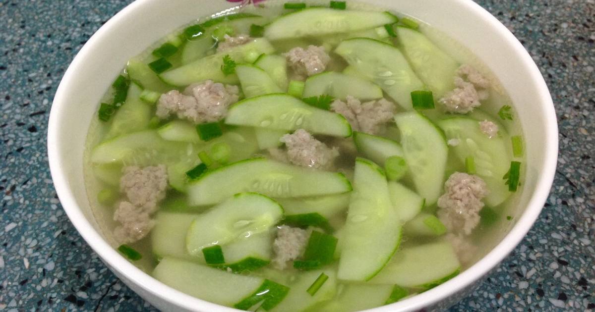 Canh dưa leo