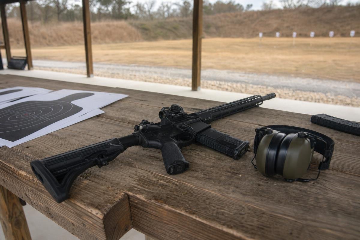 choosing a rifle range format for AR rifle practice near Denison