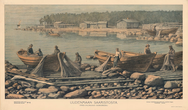 Uudenmaan Saaristosta Från Nyländska Skärgården 1904