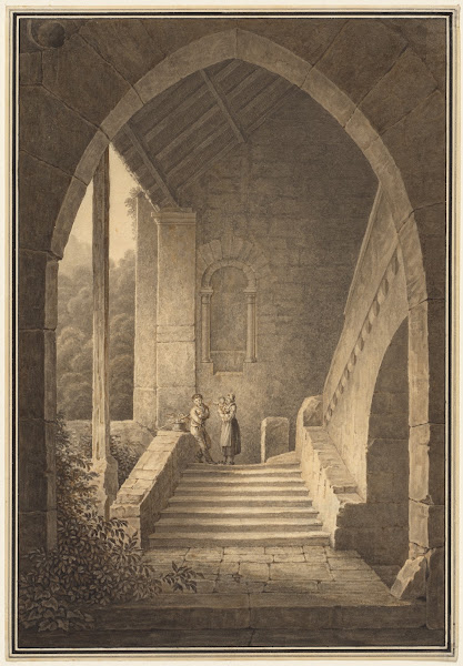 Outer Staircase of a Gothic Ruin 1830