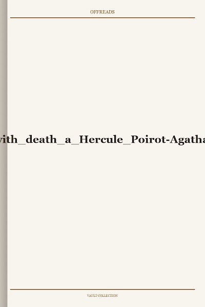 Appointment with Death a Hercule Poirot Agatha Christie
