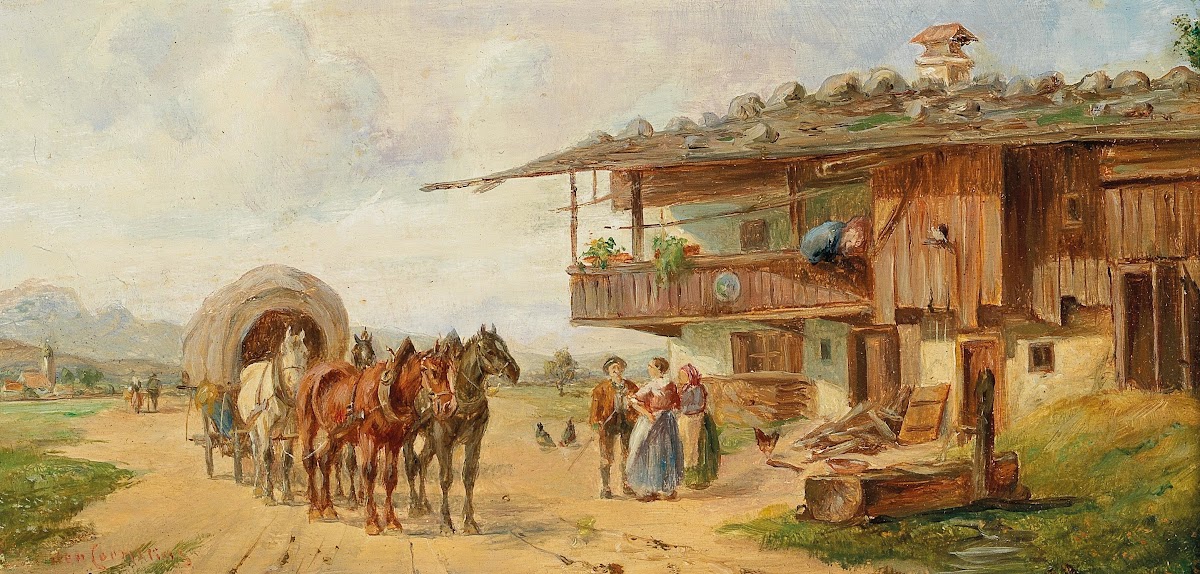 Resting by the House
