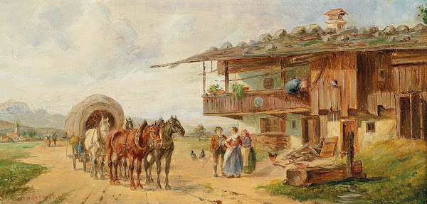 Resting by the House