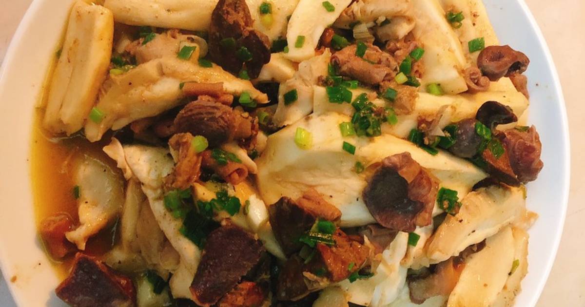 Nấm Hoàng đế xào nội tâm gà