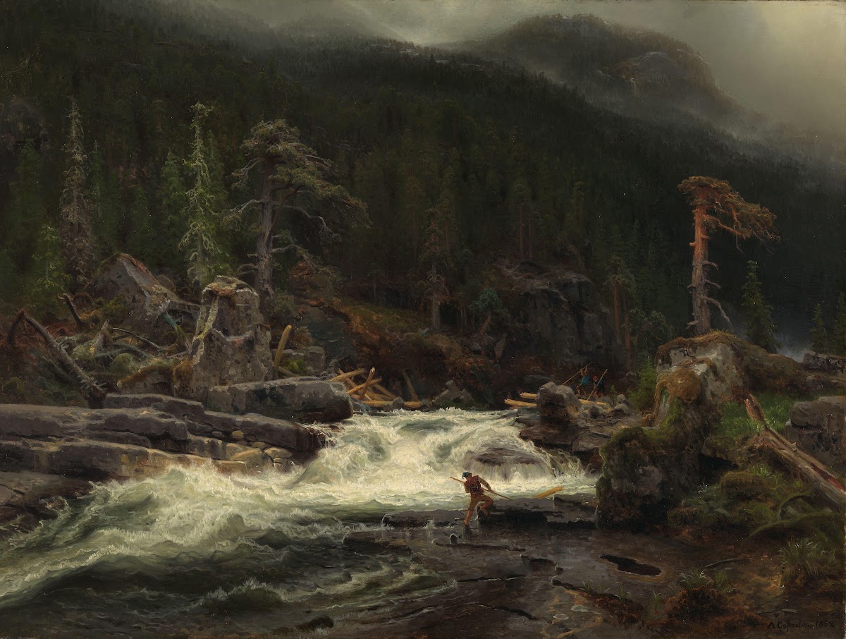 Waterfall in Telemark 1852