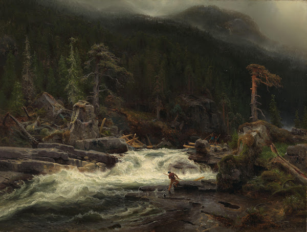 Waterfall in Telemark 1852