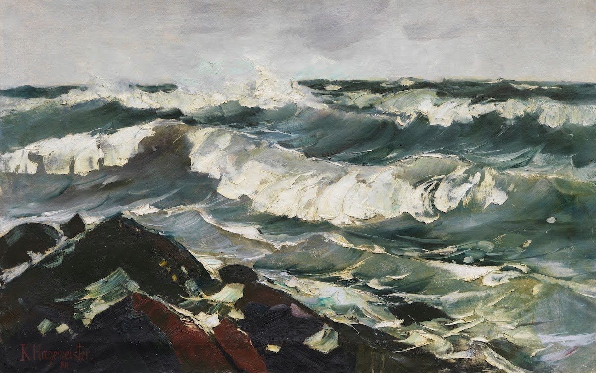 Die Welle Bewegte See 1911