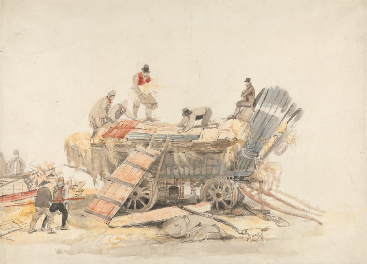 Loading a Wagon 1813