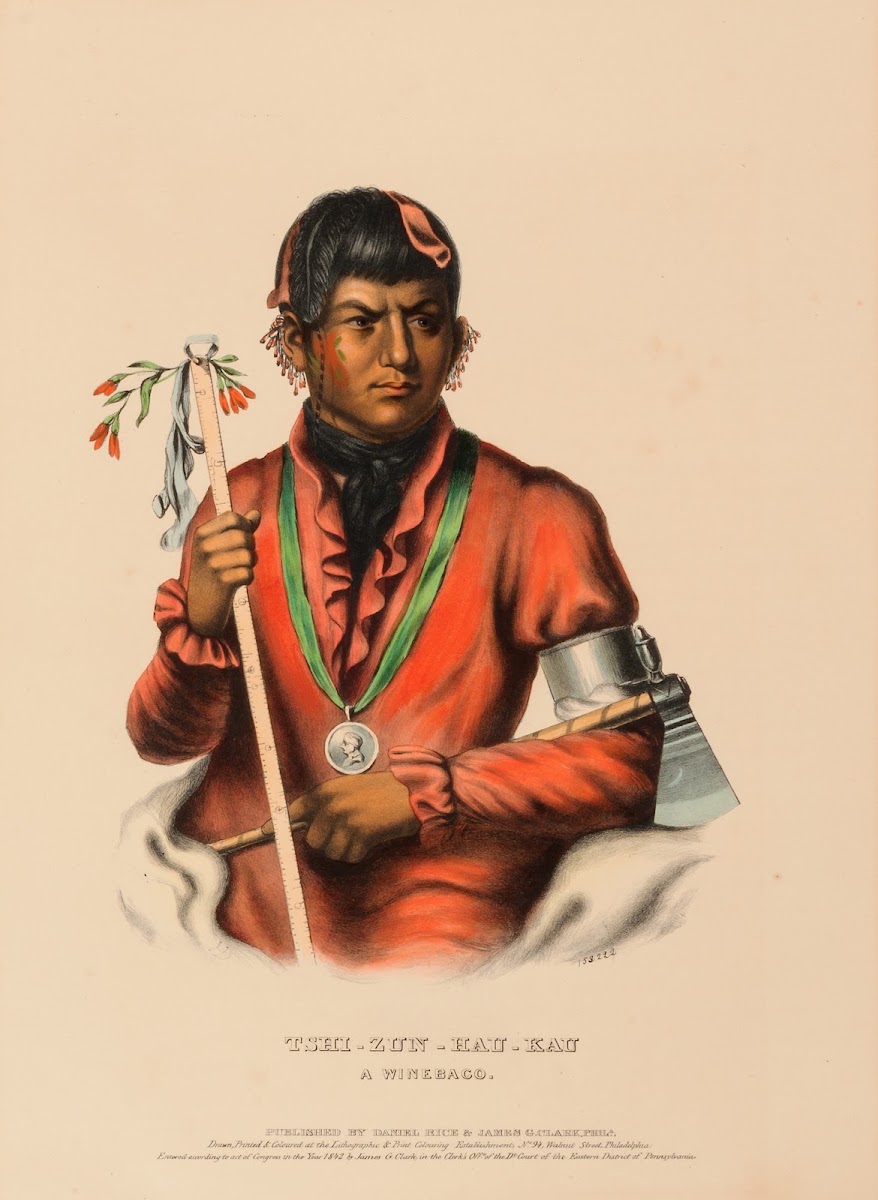 Tshi Zun Hau Kau A Winnebago 1842