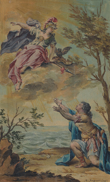 Mentor neemt afscheid van Telemachus 1719   1775