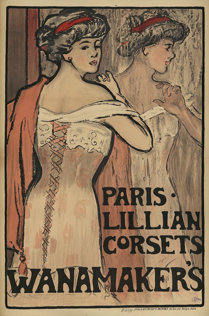 Paris  Lillian corsets Wanamakers 1909