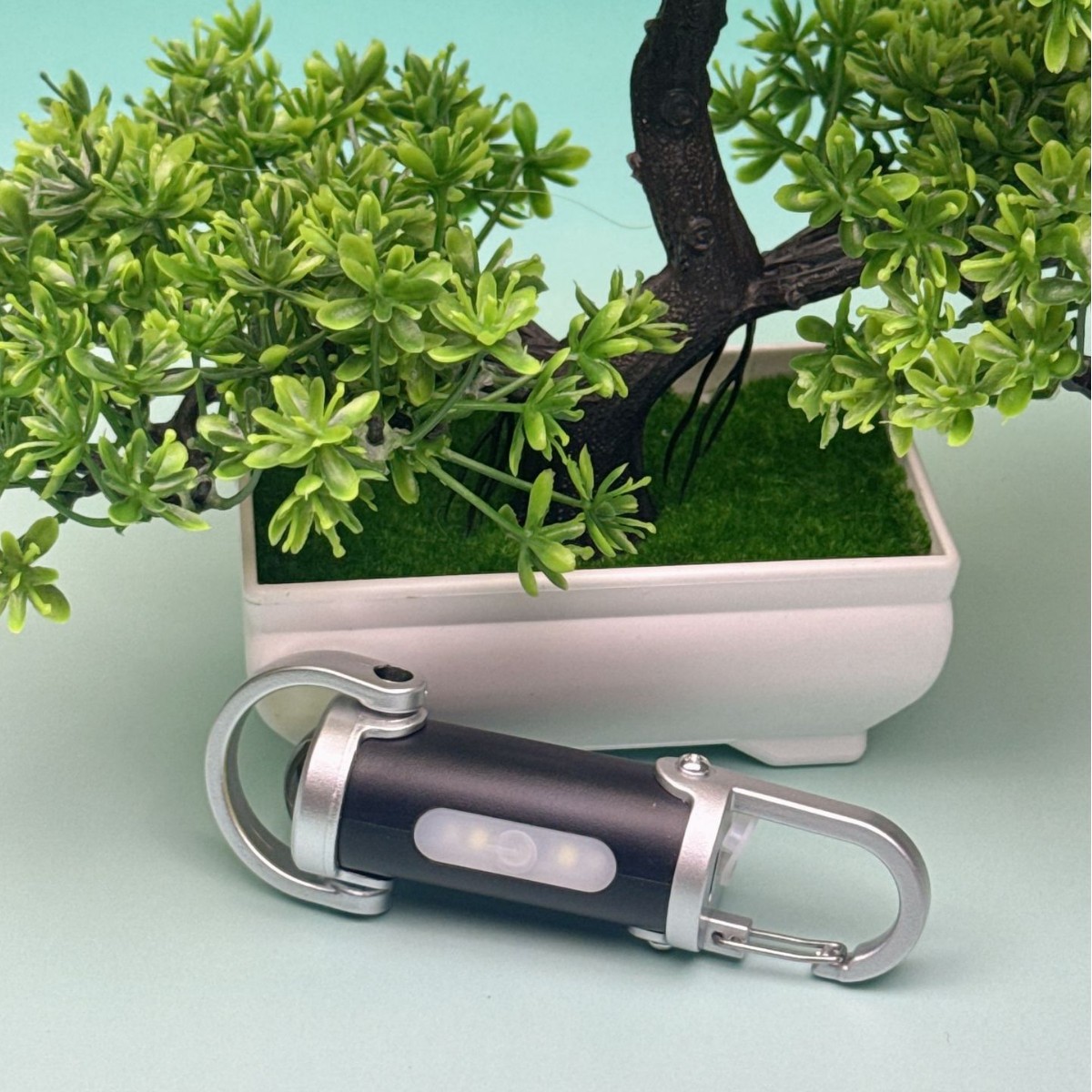 Mini-Taschenlampe mit Schlüsselanhänger, LED