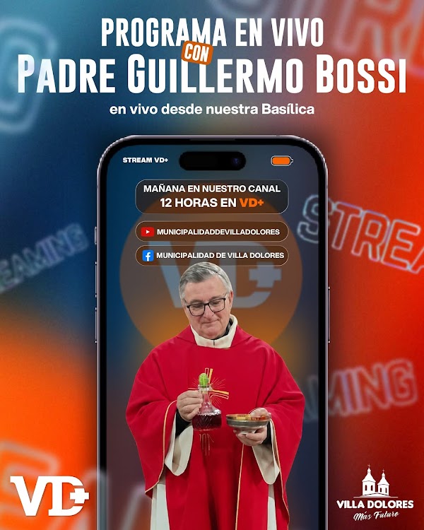Programa en vivo con el Padre Guillermo Bossi