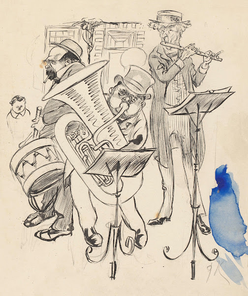 Drie muzikanten 1920 1930