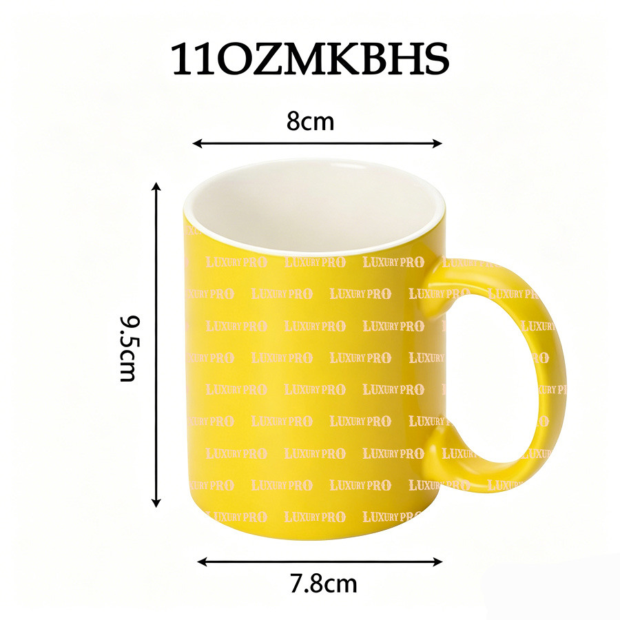 11oz Full Yellow Mug