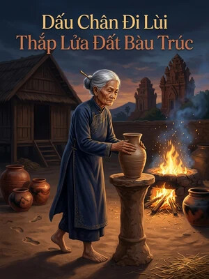 Bìa truyện Dấu Chân Đi Lùi Thắp Lửa Đất Bàu Trúc