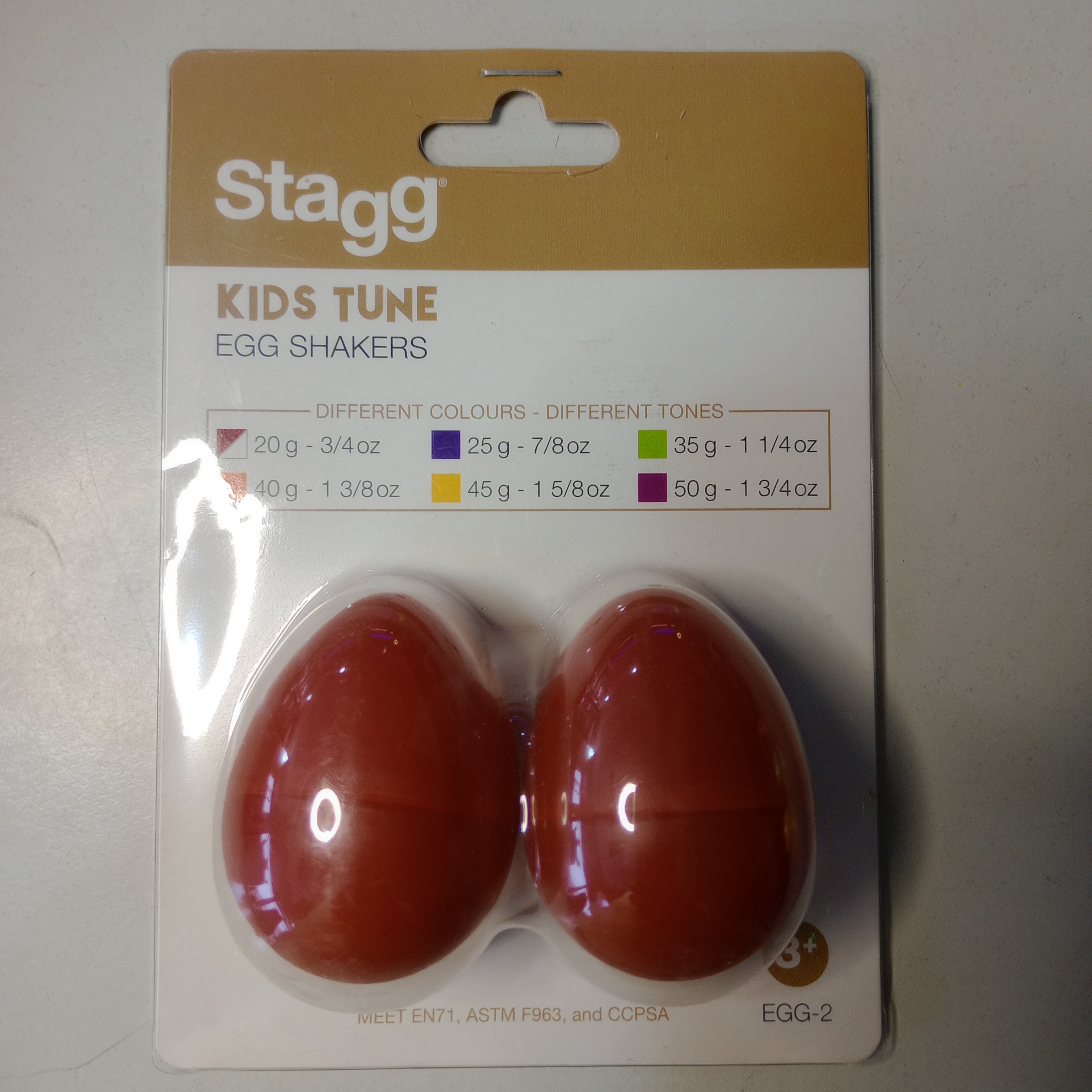 Huevo Ritmico Stagg SEG2RD 20 Gramos 2