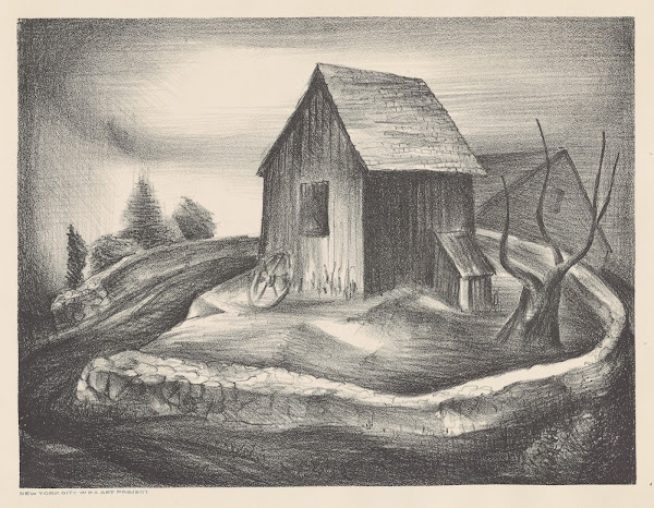 Barn and Tree 1940