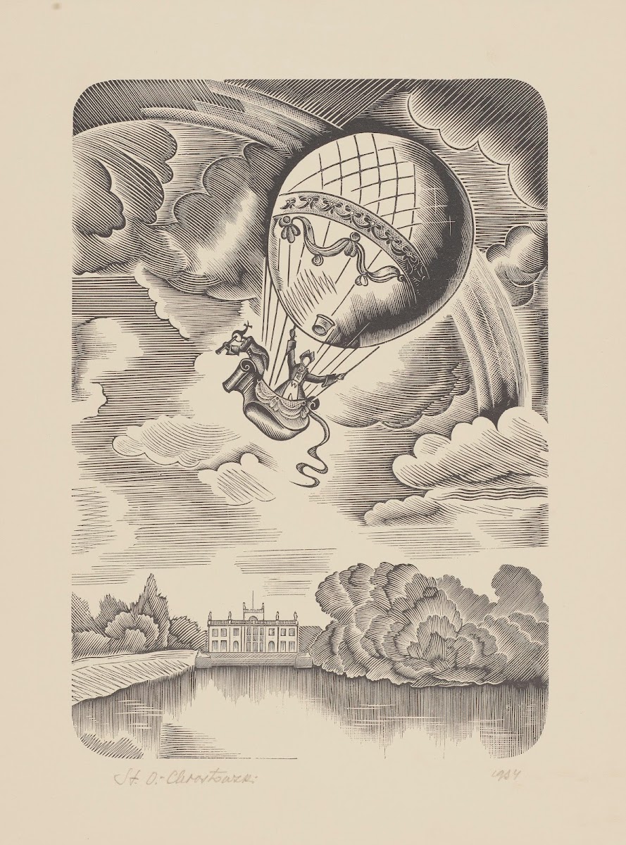 Montgolfier ilustracja do Księgi pamiątkowej ku czci poległych lotników 1933
