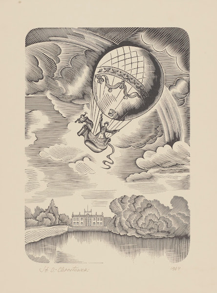 Montgolfier ilustracja do Księgi pamiątkowej ku czci poległych lotników 1933