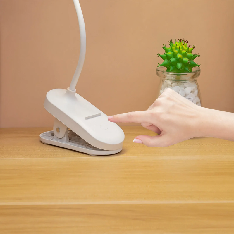 Tragbare LED-Klemmlampe für Studium und Lesen