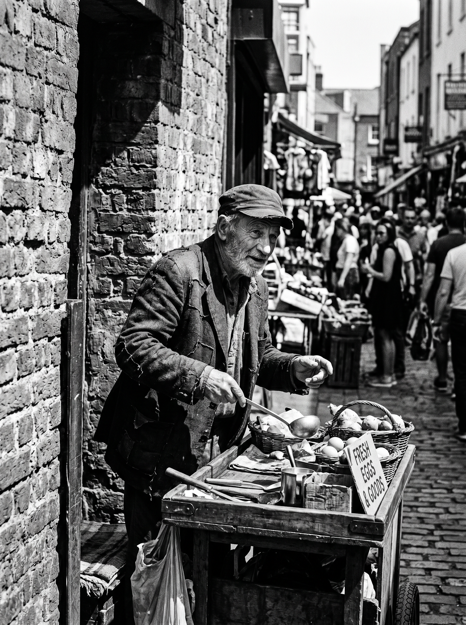 Fotos callejeras espontáneas en blanco y negro