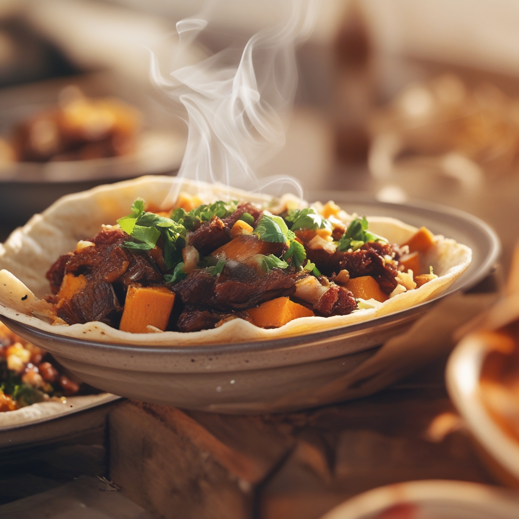 Korean BBQ Beef & Sweet Potato Power Tacos