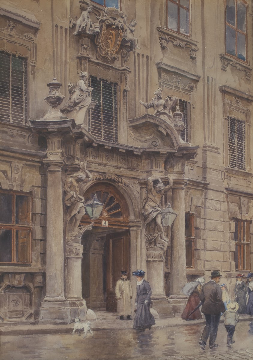 Das Portal Des Palais Kinsky 1901 1902