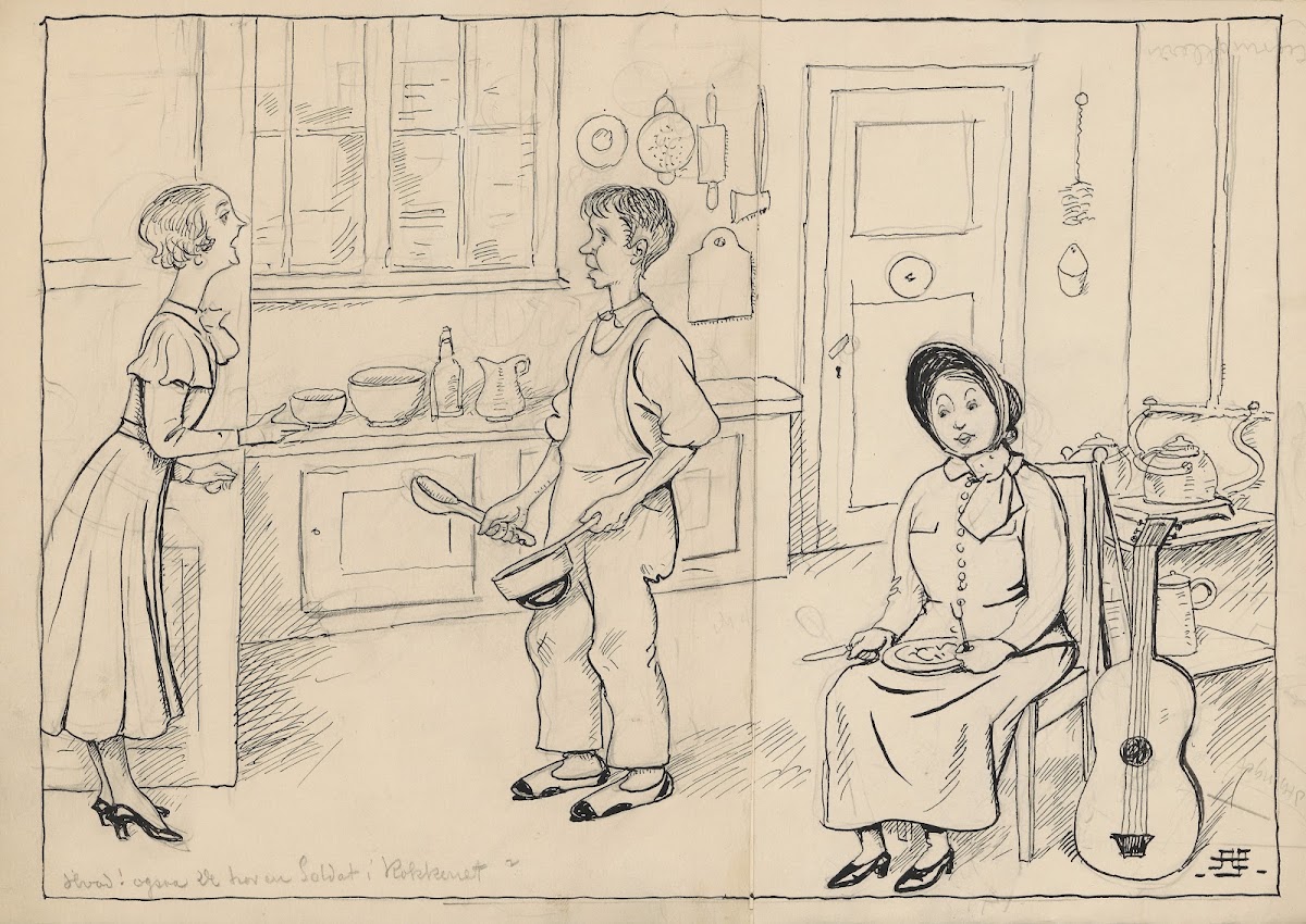 The Food Lover 1935 or When You Have a Male House Assistant 1935