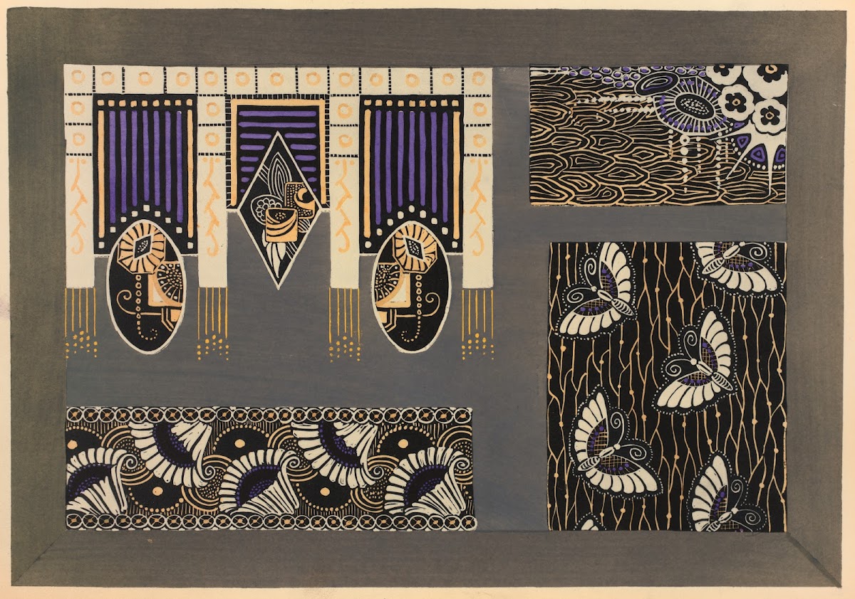 La décoration moderne dans le textile Pl 14 1925
