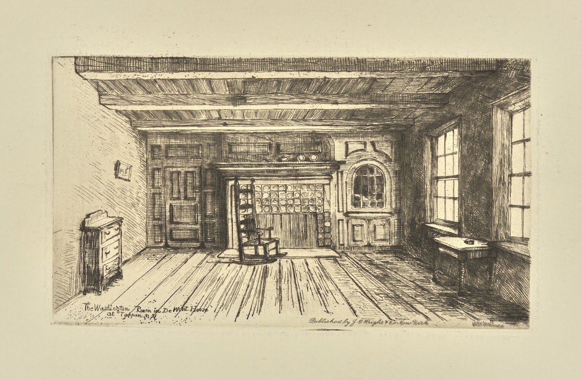 The Washington room in De Wint House at Tappan NY 1890