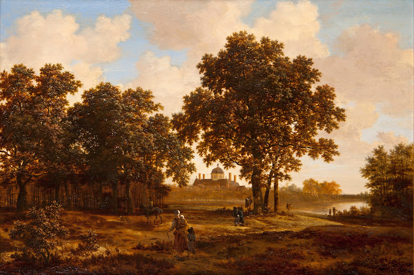 Het Haagse Bos met gezicht op Paleis Huis ten Bosch before 1670