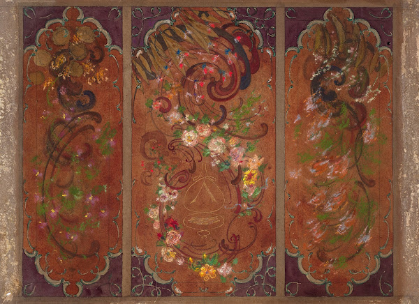 Study for the screen of Baron Vitta
