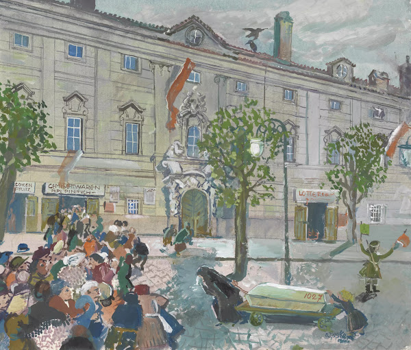 Wiener Straßenbild vom Mai 1945 1945